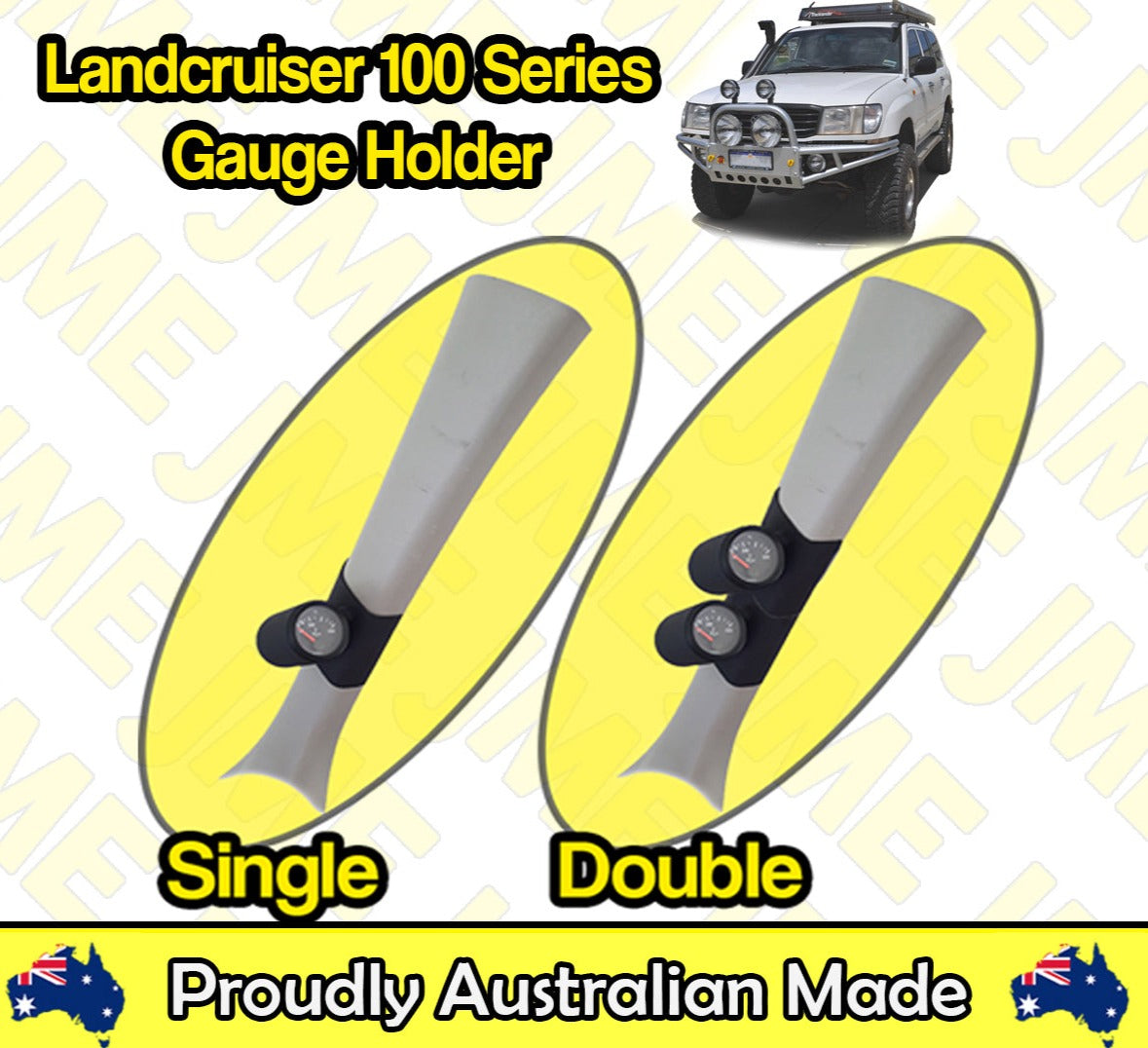 Gauge Holder for Toyota Landcruiser 100 Series Pillar Pod 52mm 60mm 2" inch