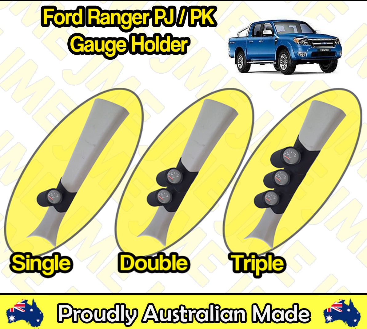 Gauge Holder for Ford Ranger PJ / PK 2006-2011 Pillar Pod 52mm 60mm 2" inch