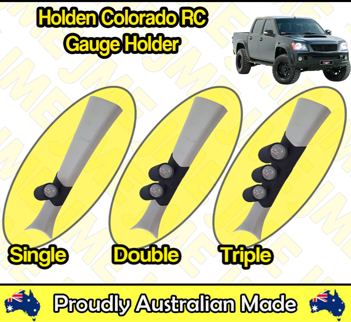 Gauge Holder for Holden Colorado RC 2008-2012 Pillar Pod 52mm 60mm 2" inch