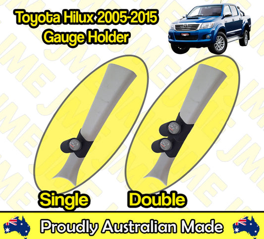 Gauge Holder for Toyota Hilux Pillar Pod 2005-2020 CLIP ON 52mm 60mm 2" inch