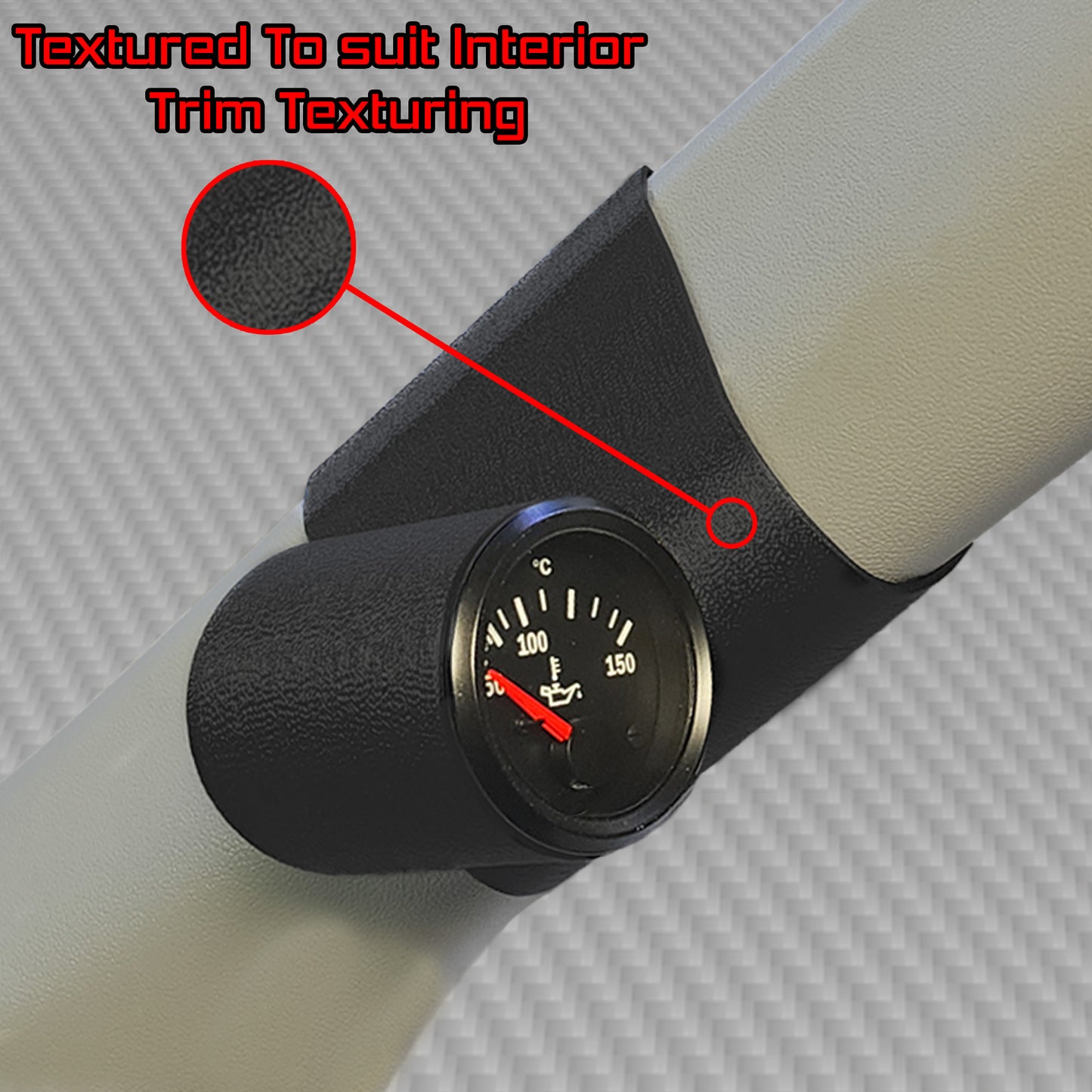 Gauge Holder for Toyota Hilux 1997-2005 Pillar Pod CLIP ON 52mm 60mm 2" inch